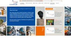Desktop Screenshot of clinique-chantecler.com